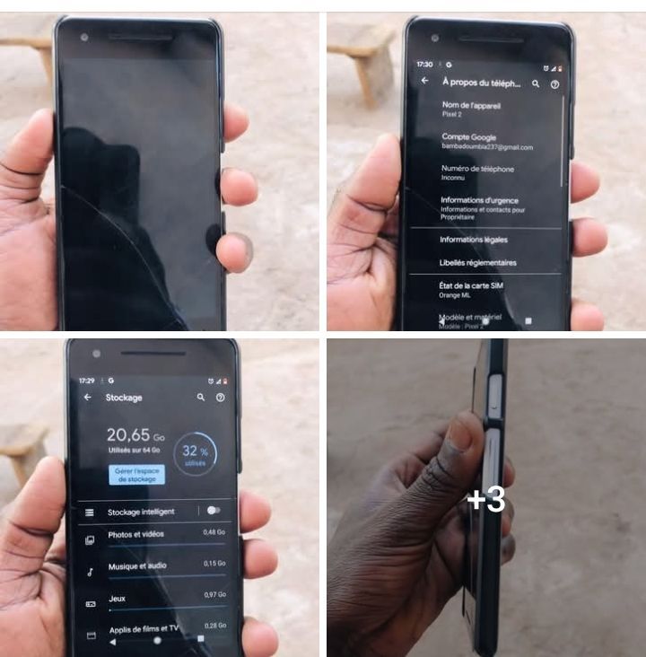 Google pixel 2 version Américain