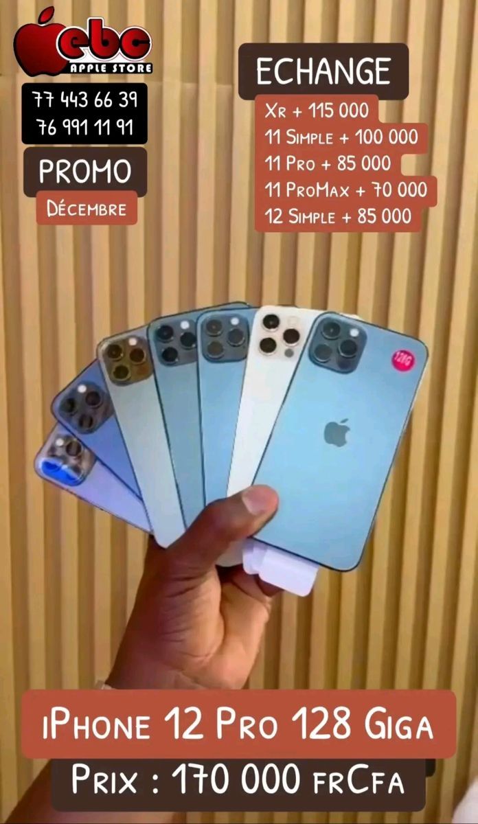 Des téléphones iPhones