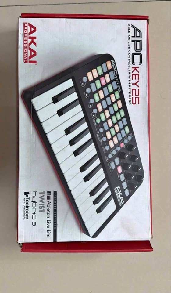 QUIK LOK, piano midi AKAI 25 touche