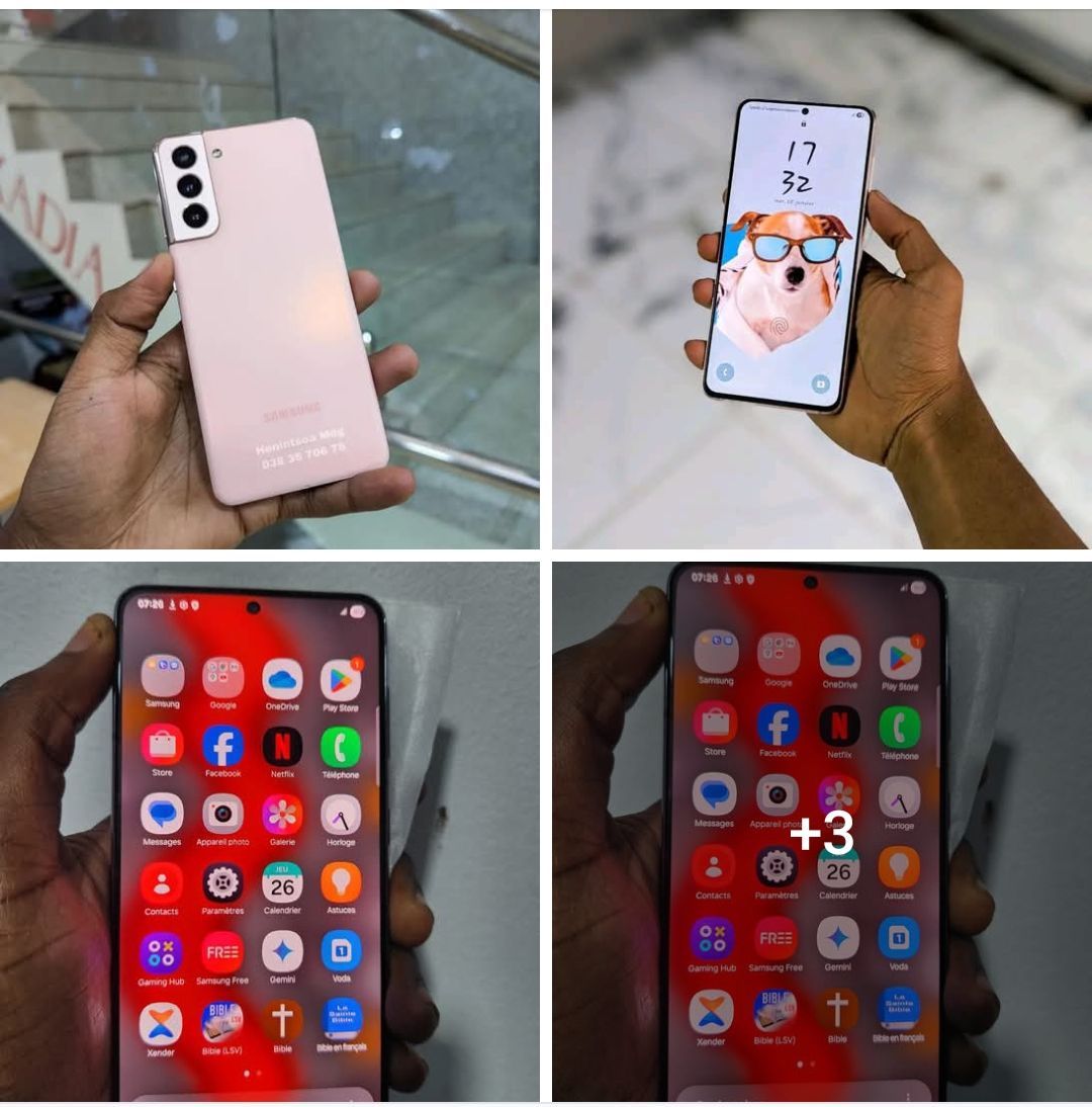 DEUX SAMSUNG GALAXY S21 5G.  VERSION AMÉRICAINE. 🇱🇷🇱🇷  128GIGA+8 RAM