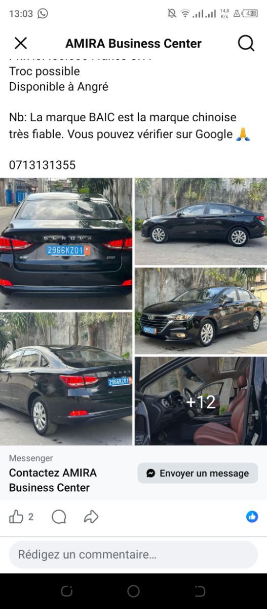 BAIC  SENOVA D50  Année 2022