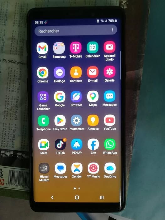 Samsung note9 sans pb ni fissures ram6 128gb